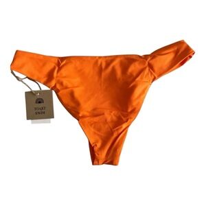 Free People x Toast Swim Low Rise Hipster Bikini Bottom, Size XS, NWT